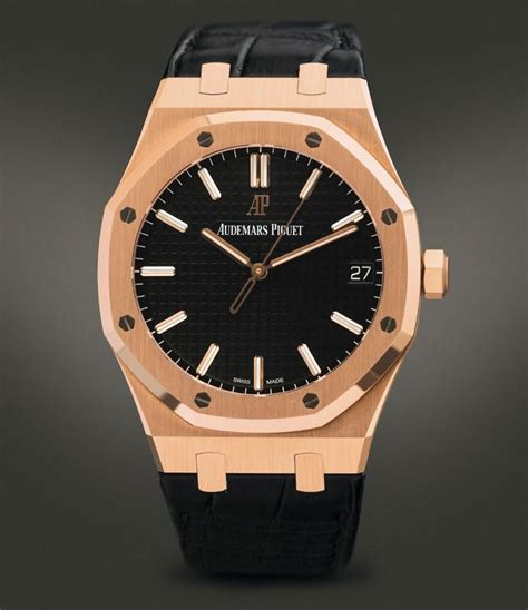 audemars piguet royal oak oro rosa cinturino pelle|Royal Oak Offshore .